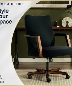 Finch NEO ONE Ergonomic Fabric Hi-Back Executive Office Chair, Black 2