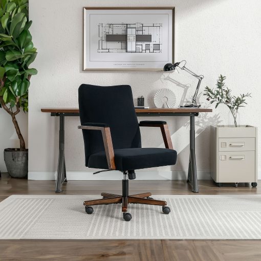 Finch NEO ONE Ergonomic Fabric Hi-Back Executive Office Chair, Black