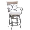 Zuo Livorno Counter-Height Stools, Ivory, Set Of 2 Stools 3