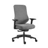 Lorell® Multifunction Mid-Back Chair, Fabric, Black 3