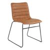 Glamour Home Bard Fabric Dining Accent Chairs, Gray, Set Of 2 Chairs 3