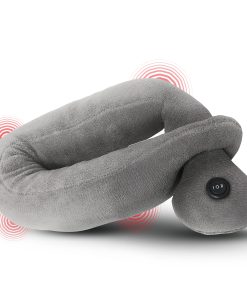 Sealy Deep SL-HW-MA-104-GY Total Body Massage Pillow Pad, 7”H x 13’W x 4”D, Gray 2