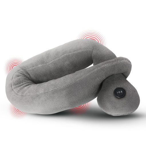 Sealy Deep SL-HW-MA-104-GY Total Body Massage Pillow Pad, 7”H x 13’W x 4”D, Gray - Image 2