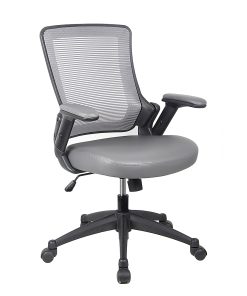 Techni Mobili Ergonomic Mesh Mid-Back Task Chair, Gray