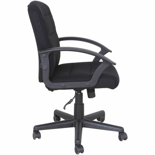 Lorell® Soho Fabric Task Chair, Black - Image 2
