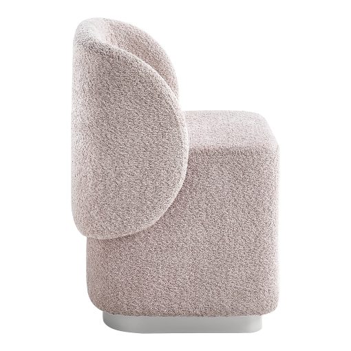 Office Star Cady Fabric Vanity Accent Chair, Dusty Rose - Image 2