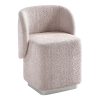 Office Star Cady Fabric Vanity Accent Chair, Dusty Rose
