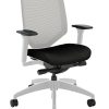 Flash Furniture Contemporary Swivel Recliner And Ottoman, Black/Mahogany 4