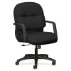 Hierarchy 4-Leg Stackable Student Chairs, 16″, Black/Chrome, Set Of 5 Chairs 3
