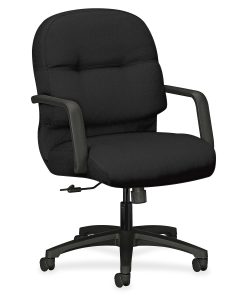 HON® Pillow Soft Executive Mid-Back Chair, Black
