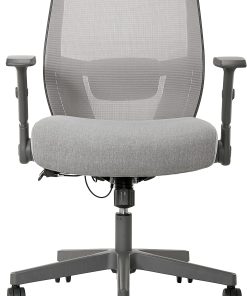 Serta® SitTrue™ Rayne Ergonomic Mesh/Fabric Mid-Back Task Office Chair, Gray 2