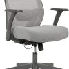 Serta® SitTrue™ Rayne Ergonomic Mesh/Fabric Mid-Back Task Office Chair, Gray