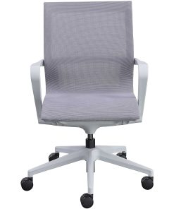 Lorell® Mesh Mid-Back Executive Chair, Gray 2