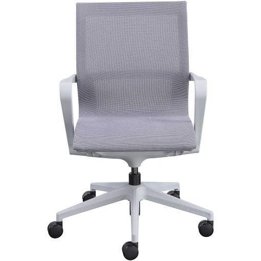 Lorell® Mesh Mid-Back Executive Chair, Gray - Image 2