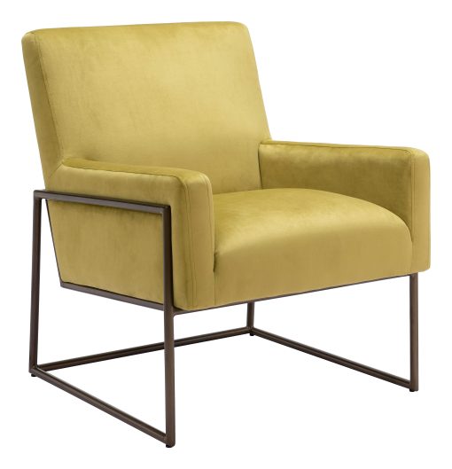 Zuo New York Accent Chair, Olive Green - Image 2