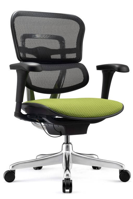 WorkPro® 12000 V2 Series Ergonomic Mesh/Fabric High-Back Office Chair, Lime/Black, BIFMA Compliant - Image 2