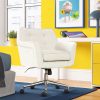 Click365 Transform 1.0 Ergonomic Bonded Leather Mid-Back Manager Office Chair, Cognac 3
