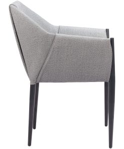 Zuo Andover Dining Accent Chairs, Slate Gray, Set Of 2 Chairs 2