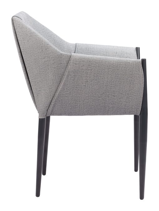 Zuo Andover Dining Accent Chairs, Slate Gray, Set Of 2 Chairs - Image 2