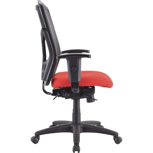 Lorell Premium Seat - Red - Fabric - 1 Each - Image 2