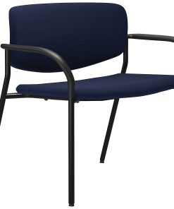 Lorell® Bariatric Guest Chair, Dark Blue