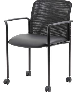 Boss Office Products Mesh Mid-Back Guest Chair, Black 2