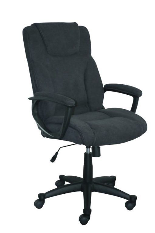 Serta® Connor High-Back Office Chair, Microfiber, Black - Image 2
