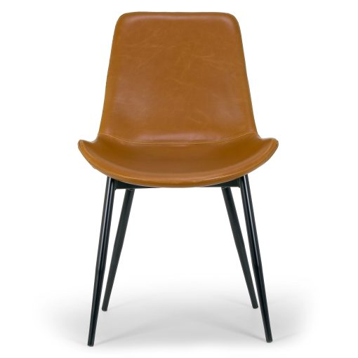 Glamour Home Alary Dining Chair, Brown - Image 2