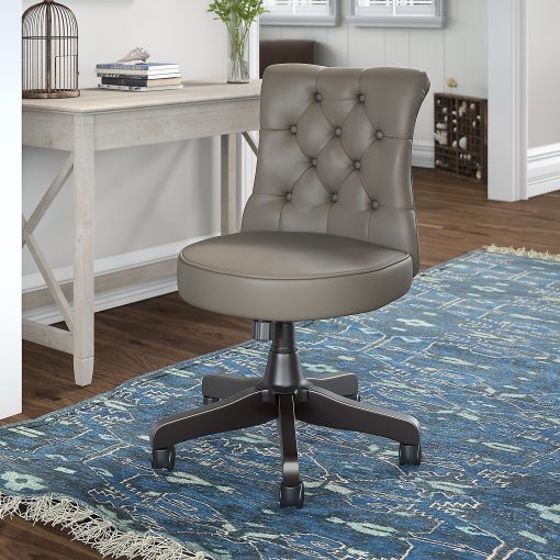 Bush Business Furniture Arden Lane Mid-Back Office Chair, Washed Gray, Standard Delivery - Image 2