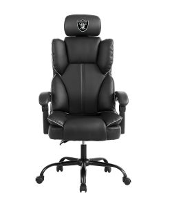 Imperial NFL Champ Ergonomic Faux Leather Computer Gaming Chair, Las Vegas Raiders