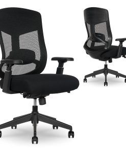 Serta Commercial Eco-2000 Big & Tall Ergonomic Mesh High-Back Executive Office Chair, Black 2