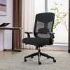 WorkPro® Quantum 9000 Series Ergonomic Mesh/Premium Fabric Mid-Back Office Chair, Black/Lime, BIFMA Compliant 4