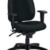 Office Star™ Traditional Ergonomic High-Back Chair With Built-In Headrest, Oxblood Burgundy/Mahogany 4