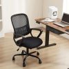 Flash Furniture Microfiber Conference Chair with Accent Nail Trim, Bomber Jacket Brown 3