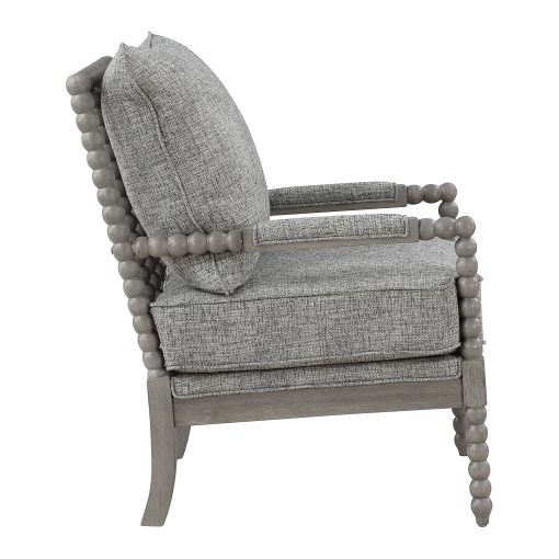 Office Star Abbott Accent Chair, Graphite - Image 2