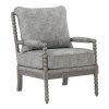 Baxton Studio Jaspen Dining Chairs, White/Oak Brown, Set Of 4 Chairs 4