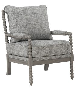 Office Star Abbott Accent Chair, Graphite