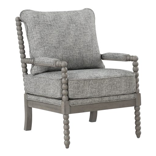 Office Star Abbott Accent Chair, Graphite