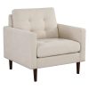 Office Star Lounge Loveseat, 33-1/2”H x 48”W x 28-3/4”D, Smoke 4
