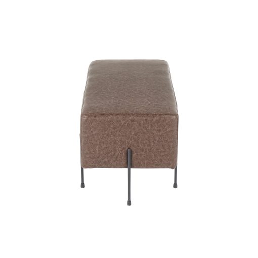 LumiSource Daniella Bench, Black/Espresso - Image 2