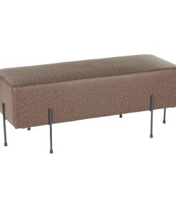 LumiSource Daniella Bench, Black/Espresso
