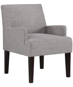 Office Star Main Street Guest Accent Chair, Cement/Brown