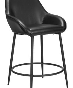 Zuo Villa Counter-Height Stools, Black, Set Of 2 Stools 2