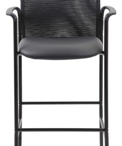 Boss Office Products Contemporary Mesh Counter Stool, Black 2