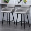 Lorell® Accession Bonded Leather Reception Chair With Tablet Arm, Black 3
