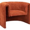 Zuo Viana Accent Chair, Burnt Orange