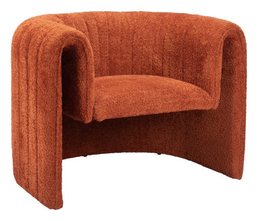 Zuo Viana Accent Chair, Burnt Orange