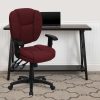 National Public Seating Fabric Upholstered Triple Brace Folding Chairs, Gray, Pack Of 4 4