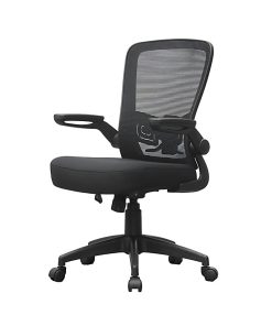 Boss Office Products Ergonomic Mesh High-Back Flip Arm Task Chair, Black 2