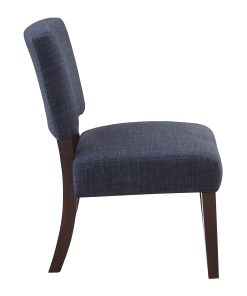 Office Star Jasmine Fabric Accent Chair, Navy 2